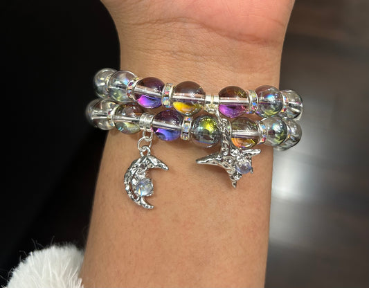 Shiny opal ( 2 bracelets )