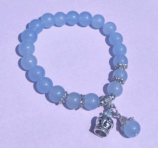 baby blue charm ( 1 bracelet )