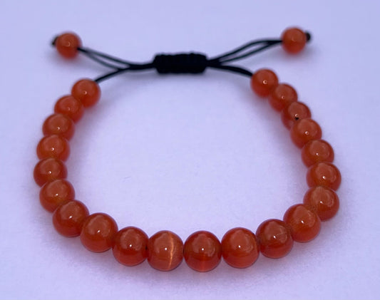 orange adjustable ( 1 bracelet )